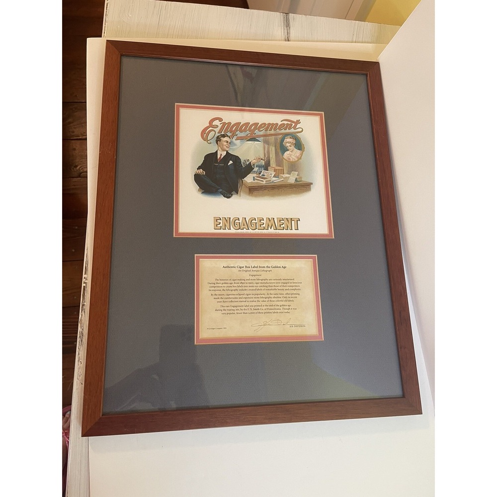 lithograph cigar box label